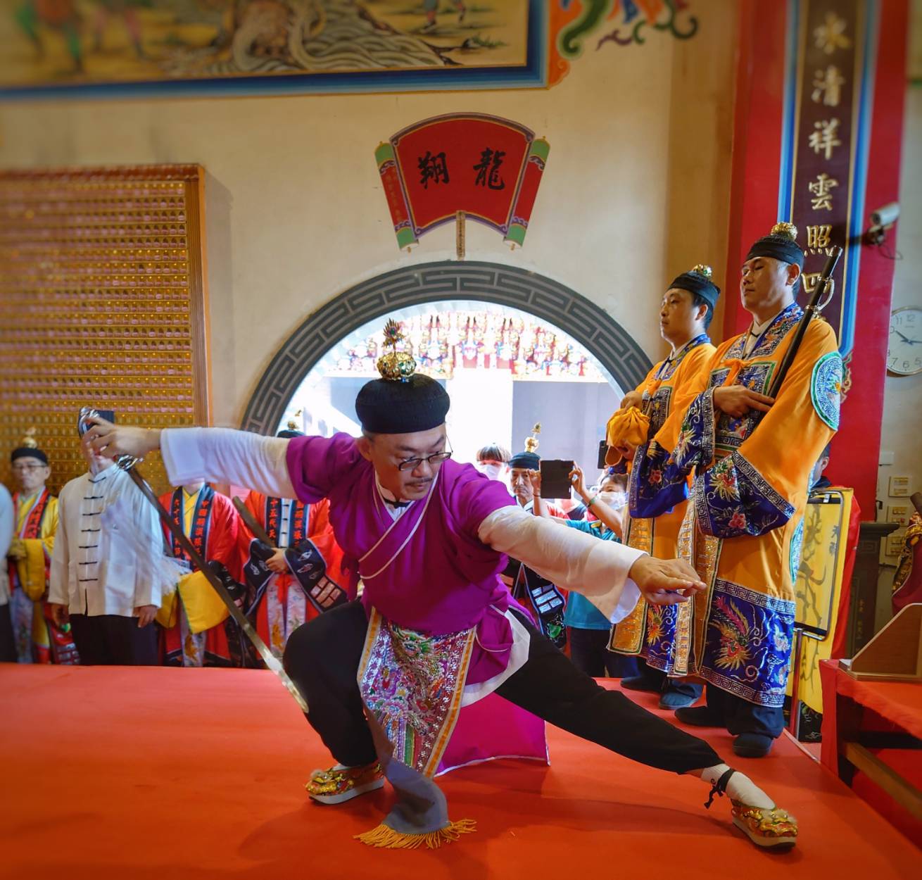 2021/5/1張意將天師應邀【台中龍泉岩神尊整飭祖師存聖神威如在祈安植福道場大法會】神尊元神符封印寄爐